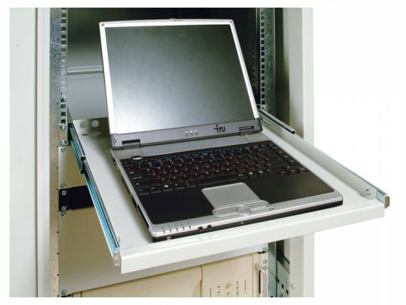 Полка выдвижная для клавиатуры ЦМО ТСВ-К4 1U нагр.:30кг. 19&amp;quot; 455мм серый (упак.:1шт)