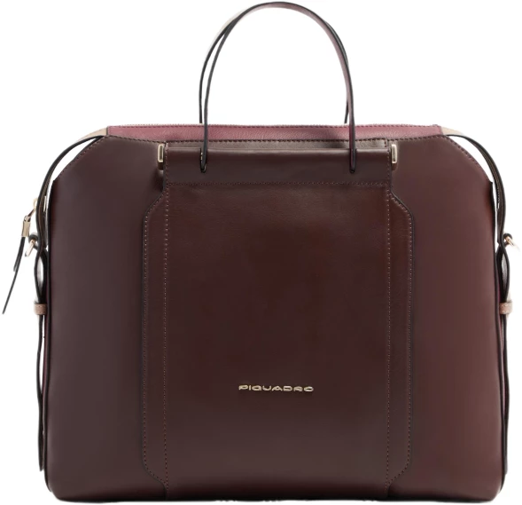 Деловая сумка женская Piquadro Circle CA4577W92/BORO с отделением для ноутбука 14&amp;quot; сливовая натур.кожа