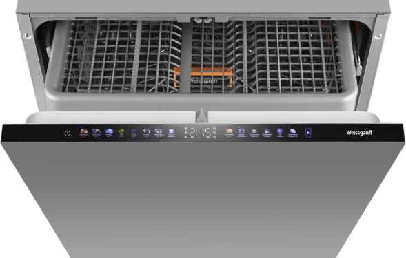 Посудомоечная машина встраив. Weissgauff BDW 6138 Touch Inverter Autoopen Timer Floor полноразмерная серебристый инвертор