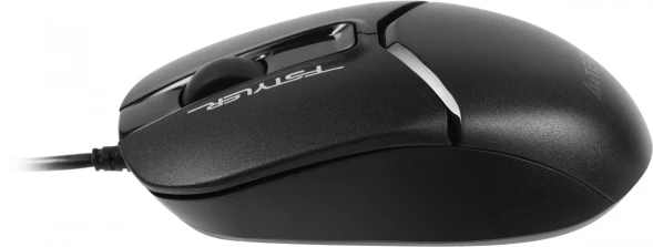 Мышь A4Tech Fstyler FM12S черный оптическая (1200dpi) silent USB (3but)
