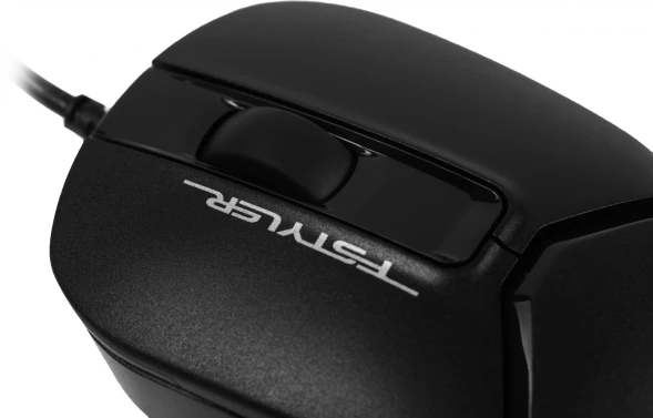 Мышь A4Tech Fstyler FM12S черный оптическая (1200dpi) silent USB (3but)