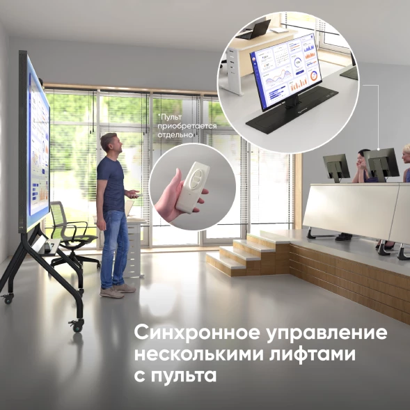 Кронштейн для мониторов Onkron NWS-SC24 черный 13&amp;quot;-24&amp;quot; макс.15кг настольный