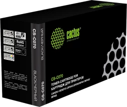 Картридж лазерный Cactus CS-C070 070 черный (3000стр.) для Canon i-SENSYS LBP243/LBP246/MF461/MF463/MF465