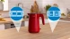Чайник электрический Bosch TWK2M164 1.7л. 2400Вт красный корпус: пластик