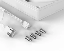 Вентилятор для корпуса ID-Cooling AS-140-W 140х140x25 белый 4-pin 24.9дБ Ret