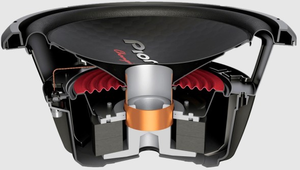 Сабвуфер автомобильный Pioneer TS-W312S4 500Вт пассивный (30см/12&amp;quot;)