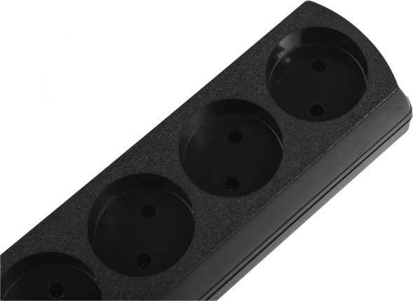 Сетевой фильтр Most LR 3м (6 розеток) черный (коробка)