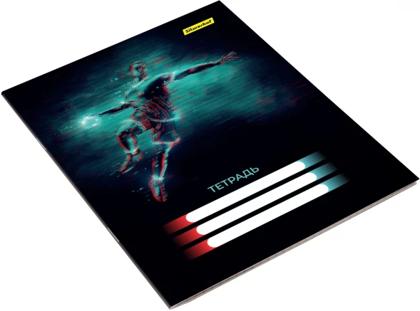 Набор тетрадей Silwerhof 18л. клет. A5 Спорт 4диз. мел.карт. вод.лак скрепка (упак.:4шт)