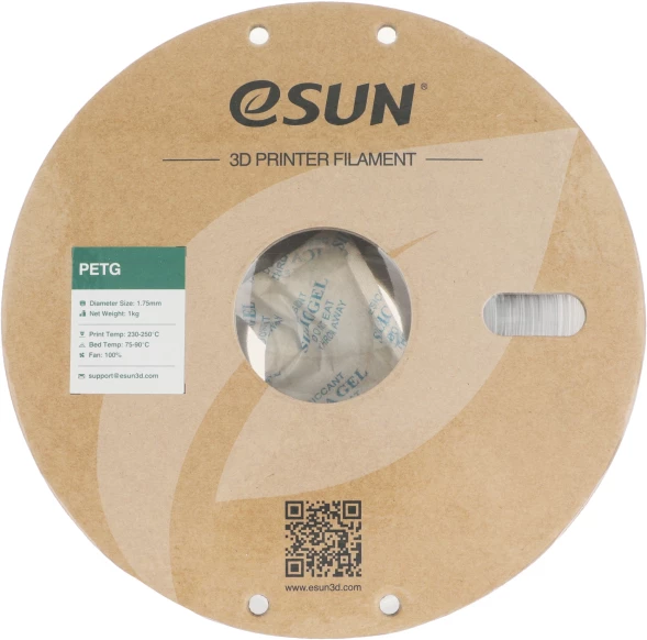 Пластик для принтера 3D Esun PETG175T1P1 PETG d1.75мм 1кг 1цв.