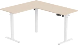 Стол для компьютера Cactus CS-EDXL-WWD столешница МДФ белый дуб каркас белый 140x72x60см