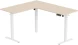 Стол для компьютера Cactus CS-EDXL-WWD столешница МДФ белый дуб каркас белый 140x72x60см