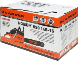 Бензопила Carver HOBBY HSG 145-15 1800Вт 2.5л.с. дл.шины:16&amp;quot; (38cm) (01.004.00042)