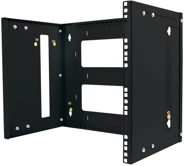 Кронштейн телекоммуникационный Cabeus NC-9U-BK настен. регул.глуб. 9U 19&amp;quot; 450мм нагр.:15кг черный