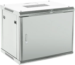 Шкаф коммутационный Rexant (04-0964-121) настенный 9U 450x600мм пер.дв.металл серый 230град. металл