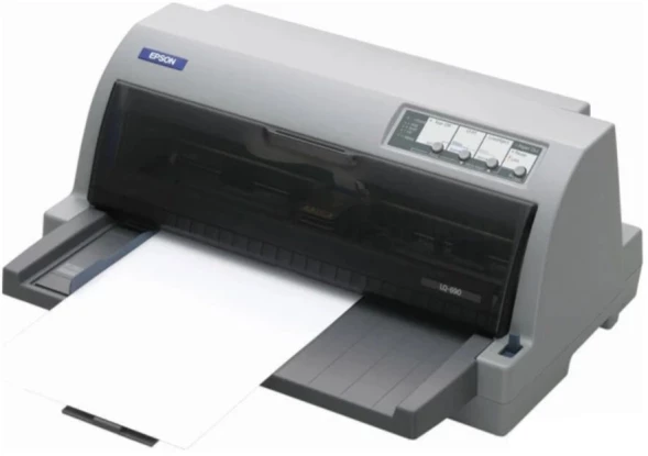 Принтер матричный Epson LQ-690 Flatbed (C11CJ82401/402/A13041/13051) серый