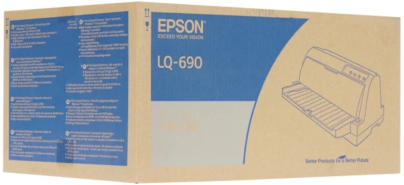 Принтер матричный Epson LQ-690 Flatbed (C11CJ82401/402/A13041/13051) серый