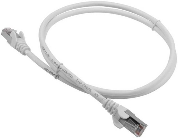 Патч-корд Lanmaster LAN-PC45/S5E-2.0-WH FTP RJ-45 вил.-вилка RJ-45 кат.5E 2м белый LSZH