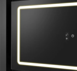 Вытяжка встраиваемая Weissgauff Quadra 600 Touch черный управление: сенсорное (1 мотор)