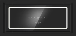 Вытяжка встраиваемая Weissgauff Quadra 600 Touch черный управление: сенсорное (1 мотор)