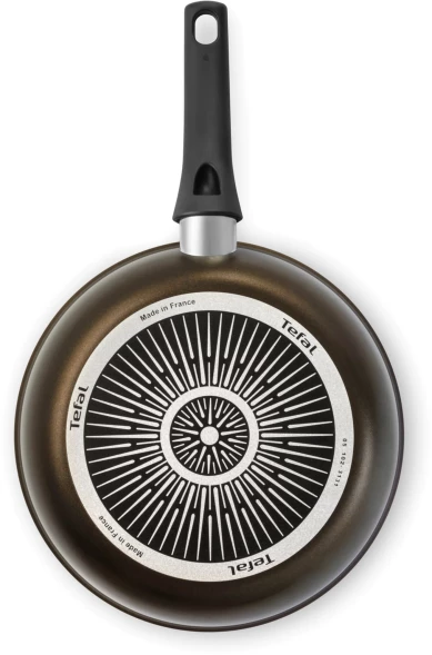 Сковорода Tefal Strength Э 04231124 круглая 24см покрытие: Titanium ручка несъемная (без крышки) коричневый (9100052159)