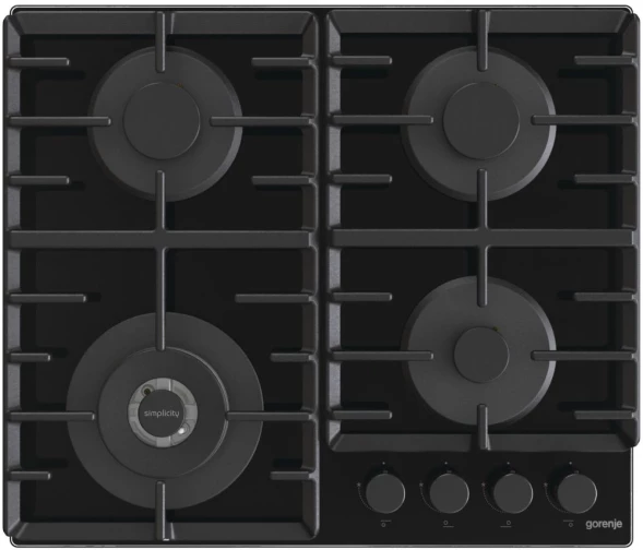Газовая варочная поверхность Gorenje Simplicity GTW642SYB черный