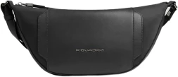 Сумка женская Piquadro Lyra CA6950W92T/N черная нейлон/натур.кожа
