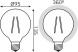 Лампа светодиодная Gauss Filament G95 6Вт цок.:E27 шар 220B 2400K св.свеч.бел.теп. (упак.:1шт) (105802006)