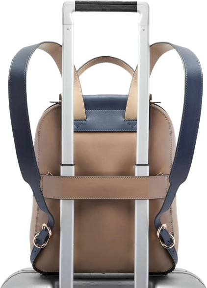 Рюкзак женский Piquadro Circle CA5566W92/TOBLU бежевый/голубой натур.кожа