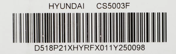 Холодильник Hyundai CS5003F 2-хкамерн. белый инвертер
