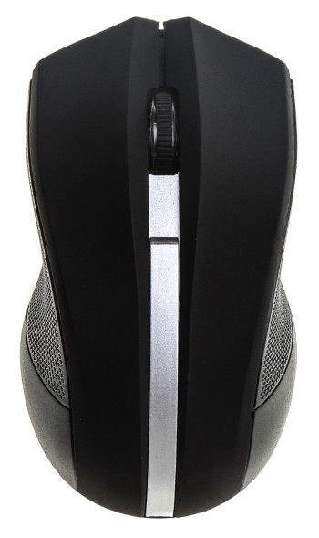 Мышь Оклик 615MW черный/серебристый оптическая (1200dpi) беспроводная USB для ноутбука (3but)