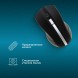 Мышь Оклик 615MW черный/серебристый оптическая (1200dpi) беспроводная USB для ноутбука (3but)