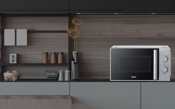Микроволновая Печь Haier HMB-MM207SA 20л. 700Вт серебристый