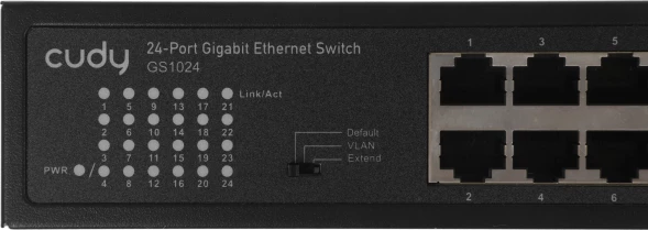 Коммутатор Cudy GS1024 (L2) 24x1Гбит/с неуправляемый
