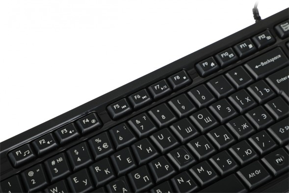 Клавиатура A4Tech Fstyler FKS10 черный/серый USB