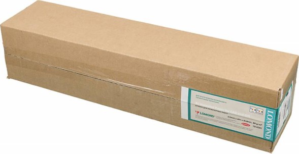 Бумага Lomond офсетная &amp;quot;Премиум&amp;quot; 1214201 24&amp;quot;(A1) 610мм-45м/80г/м2/белый втулка:50.8мм (2&amp;quot;)