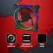 Вентилятор для корпуса Bloody BD-CF120ARGB3 ARGB 120х120x25 черный 4-pin 26дБ (BD-CF120ARGB3-BK) Ret