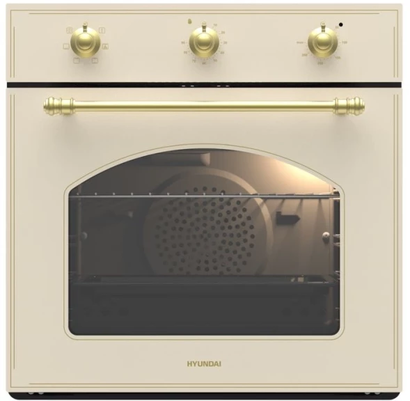 Духовой шкаф Электрический Hyundai HEO 6634 BE стекло бежевое