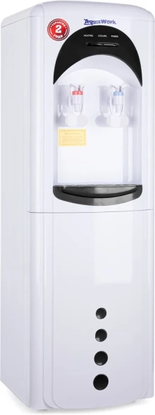 Кулер Aqua Work 17-LDR напольный электронный белый/черный