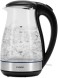 Чайник электрический Starwind SKP3039 1.7л. 2200Вт черный корпус: стекло/пластик