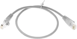 Патч-корд cat5E molded 0.5м серый RJ-45 (m)-RJ-45 (m)