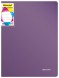 Папка с 80 прозр.вклад. Silwerhof Perlen 292981-73 A4 1мм карман сиреневый металлик