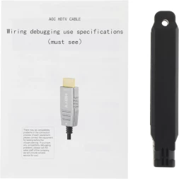 Кабель аудио-видео Cactus CS-HDMI-AOC-2.1-10 HDMI (m)/HDMI (m) 10м. позолоч.конт. черный