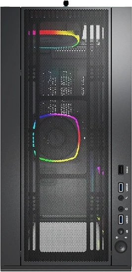 Корпус Montech Sky Two черный без БП ATX 3x140mm 2xUSB3.0 audio bott PSU