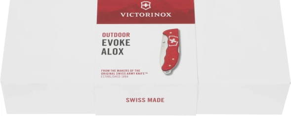 Нож перочинный Victorinox Evoke Alox (0.9411.D20) 136мм 4функц. красный подар.коробка