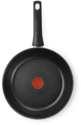 Сковорода Tefal Strength Э 04231128 круглая 28см покрытие: Titanium ручка несъемная (без крышки) коричневый (9100052161)