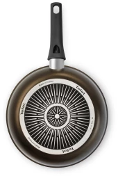 Сковорода Tefal Strength Э 04231128 круглая 28см покрытие: Titanium ручка несъемная (без крышки) коричневый (9100052161)