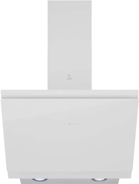 Вытяжка каминная Lex Furia 600 белый управление: сенсорное (1 мотор)