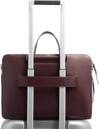 Деловая сумка женская Piquadro Circle CA6698W92/BORO с отделением для ноутбука 14&amp;quot; сливовая натур.кожа