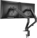 Кронштейн для мониторов Ultramounts UM729 черный 17&amp;quot;-27&amp;quot; макс.7кг крепление к столешнице поворот и наклон