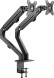Кронштейн для мониторов Ultramounts UM729 черный 17&amp;quot;-27&amp;quot; макс.7кг крепление к столешнице поворот и наклон